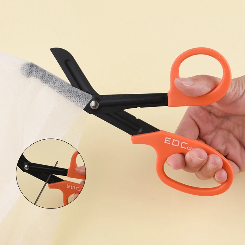 Emt Outdoor Edc Gear Tactical Rescue Schaar Trauma Gaas Ehbo Schaar Paramedicus Bandage Tijera Rescate