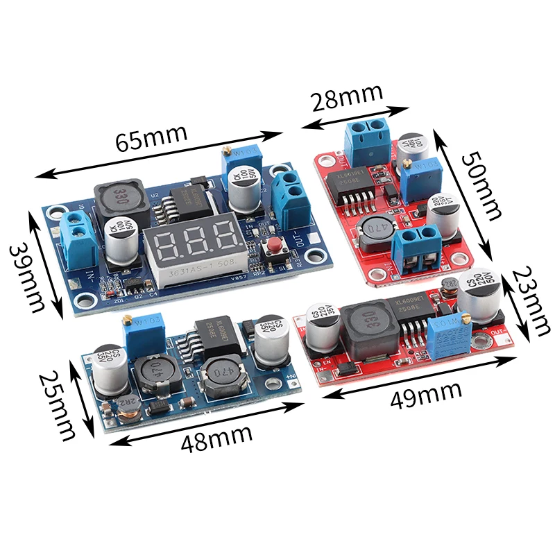 1PCS Boost Buck DC-DC Adjustable Step Up Down Converter XL6009 Power Supply Module 20W 5-32V to 1.2-35V