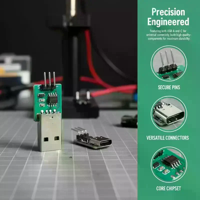 ESC C-type parameter setter connection module ESC connector AM32 USB connector programmer brushless