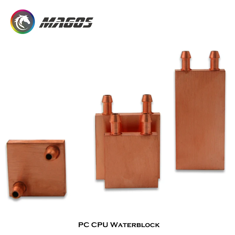 Full Copper Universal CPU GPU North Bridge Water Block 40*40 40*80 for Processor Intel & AMD & TEC Module Heatsink Cooler