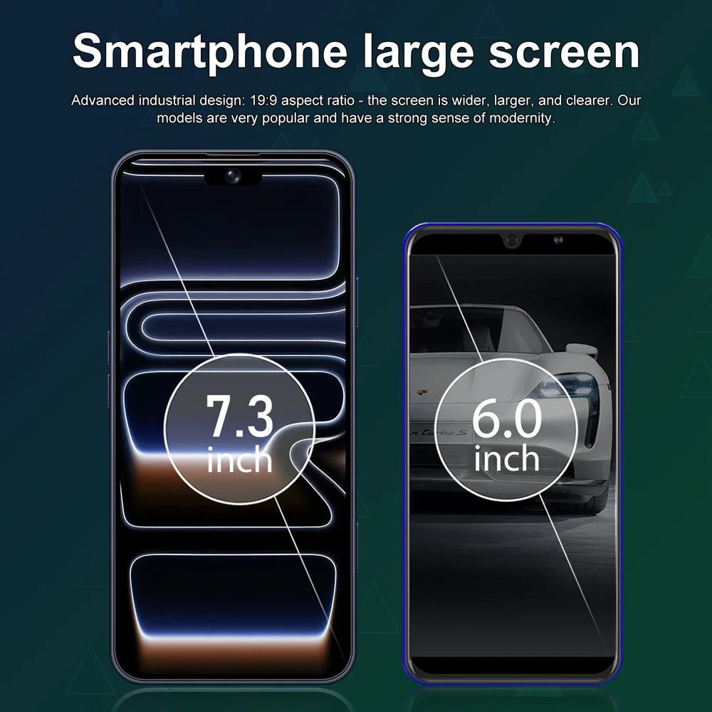 K-Touch Mobile Phones A17 Pro Max Smartphone 7.3 Inch Android 15 Cell Phone 16+48MP 5G Dual Card Dual Standby 7800mAh Global Version Cellphones