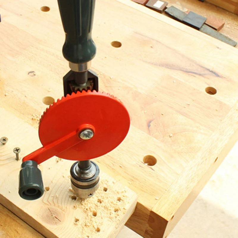 สว่านมือความจุ 3/8 นิ้ว - ทรงพลังและรวดเร็ว, สว่านมือแบบแมนนวล 3/8 นิ้ว, การออกแบบปีกนกคู่เหล็กหล่ออย่างประณีต