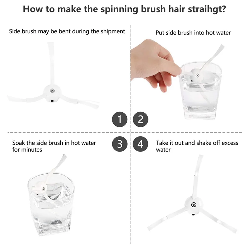 A85I-For Xiaomi STYTJ02YM MVVC01-JG اكسسوارات Viomi V2 PRO V3 SE قطع غيار المكنسة الكهربائية مرشح فرشاة الجانب الرئيسي