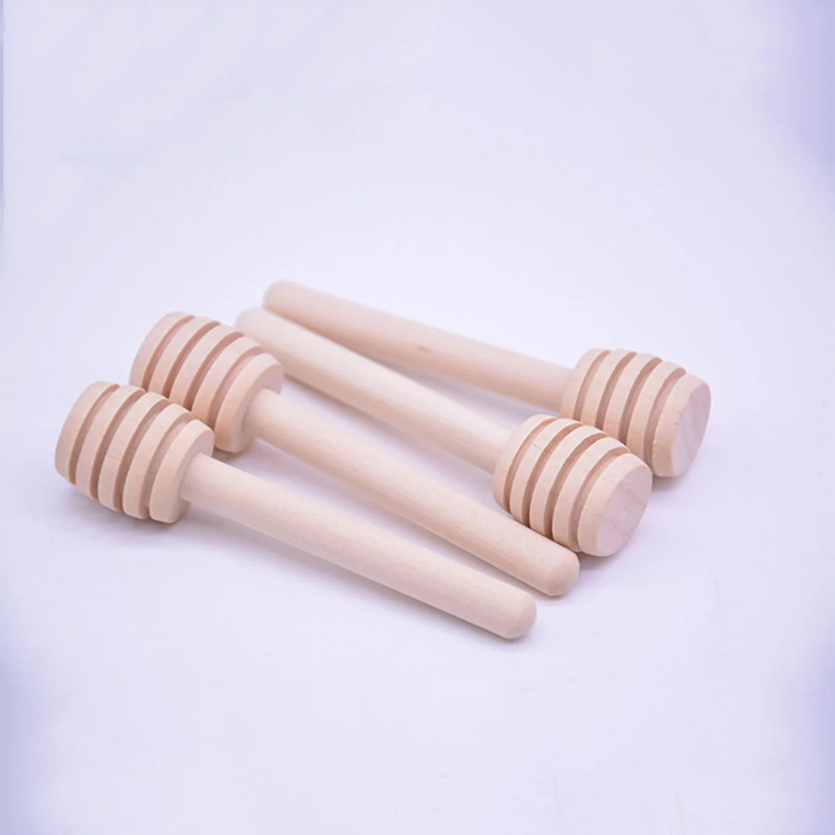 

30PCS Mini Wooden Sticks Portable for Honey Jar Dispense Drizzle Honey and Wedding Party Favors