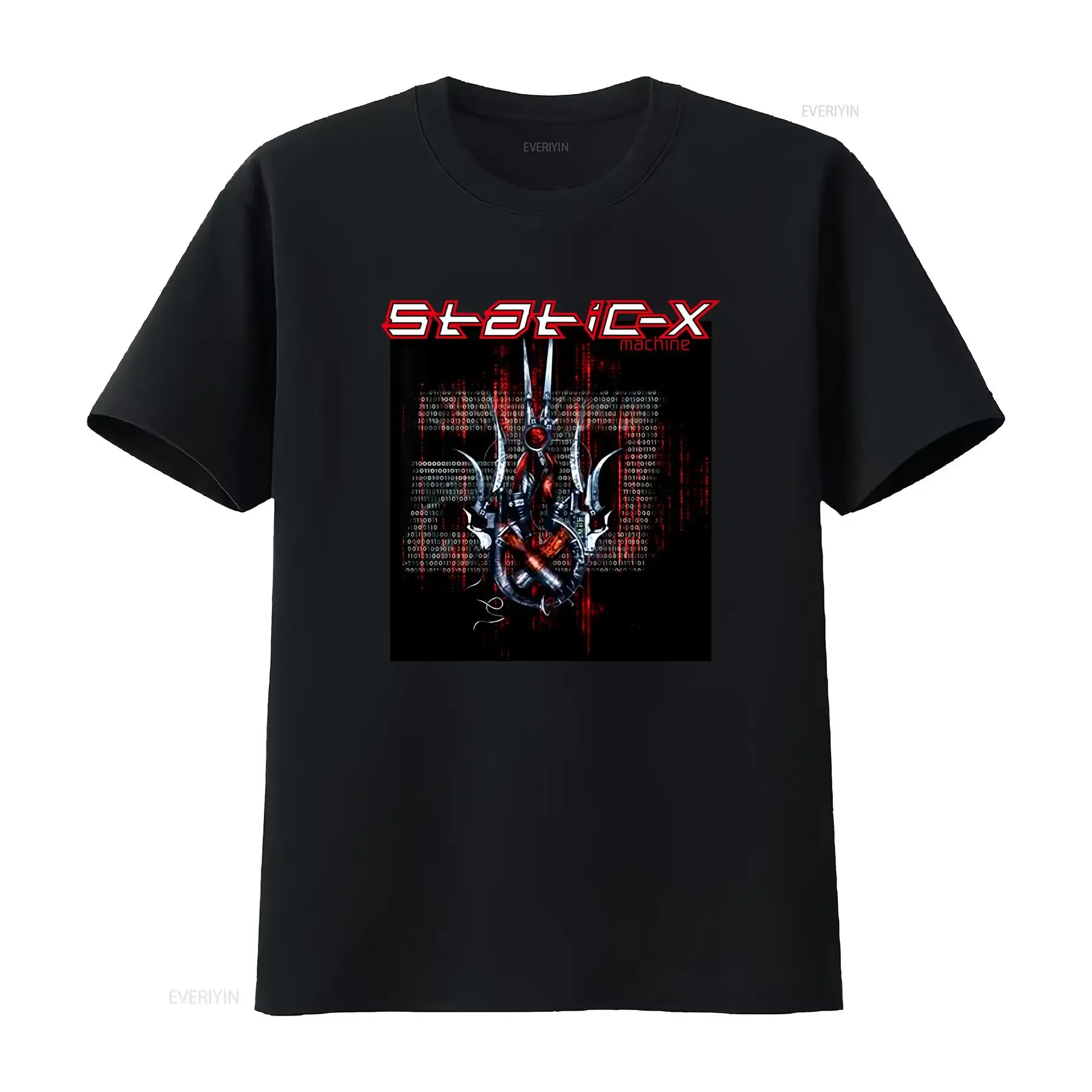 STATIC X Machine T Shirt XXL Size New with Wisconsin Shadow Cult Design vintage Washed Unisex Stretched fashion