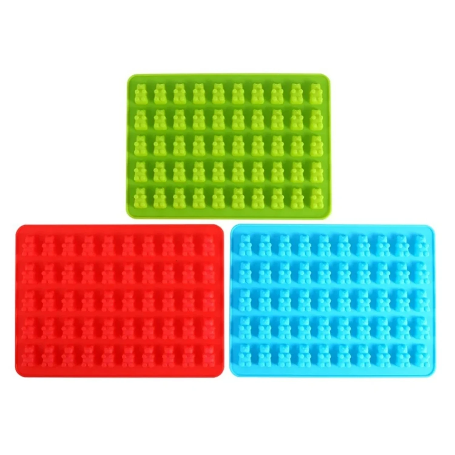 

Jelly Cake Candy Trays Silicone Forms Silicone Mold Gummy Shape Mould Rubber Chocolate Maker