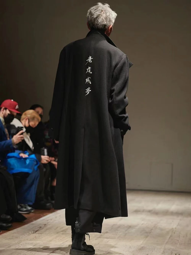 Mamrickce-男性用の中国の虎の服,夢の刺jacketジャケット,ウールのオーバーコート,オリジナルのデザイン,ユニセックスの服