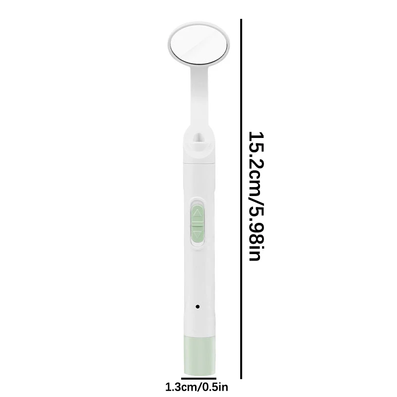 Portátil Dental LED Luz Boca Espelho, Dentista, Oral Verificação, Anti Fog, brilhante, Cuidados Dentários, Higiene, Instrumento Limpo, Reutilizável, 1Pc