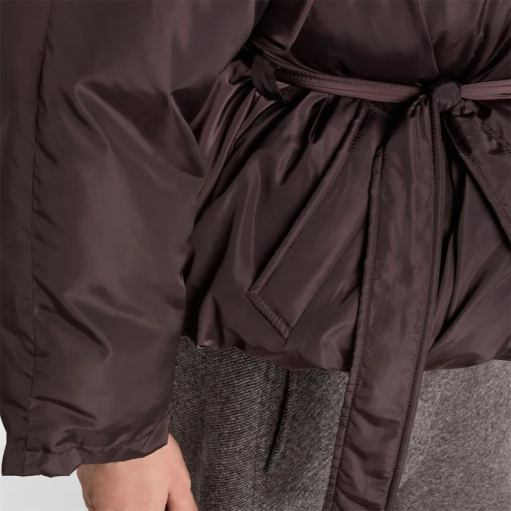 2026 Winter-Damen-Daunenjacke mit Schal, verdickt und warm, Damen-Daunenmantel, Y2K New Fashion Vielseitiger Oberbekleidungs-BH