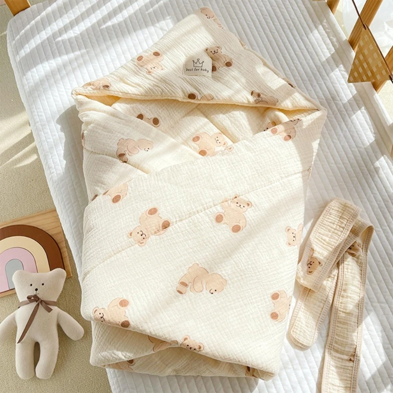 Nursery Wrapping Blanket Baby Autumn Crib Warm Sleeping Bags Infant Shower Gift