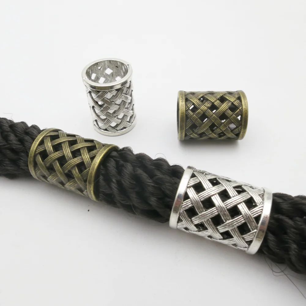 2pcs/pack Viking Pirate 18mm Hole Beard Beads Dreadlocks Ring Braid Hair Dress Clip Beads Jewelry Headband Scarf Accessories view 5