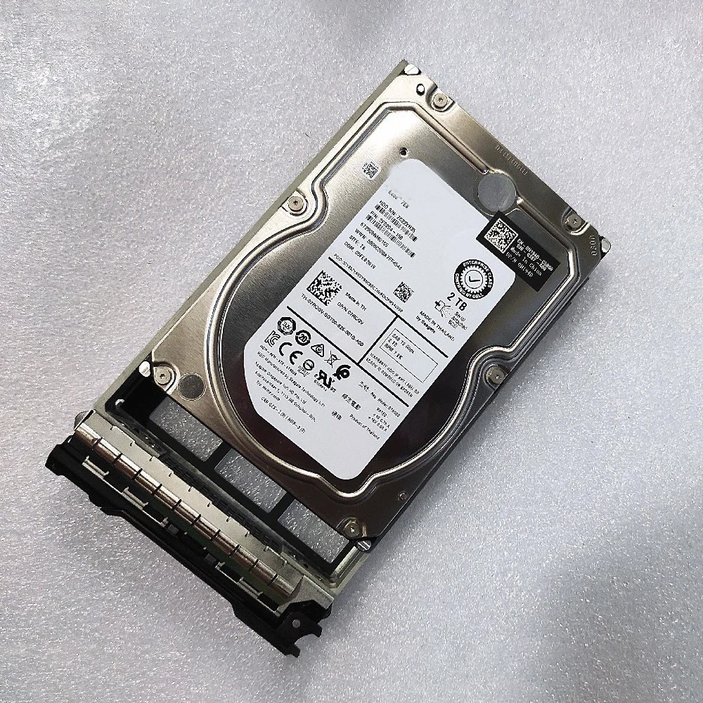 For DELL ST2000NM0155 07RCGV 7RCGV 2T SAS 3.5'' 7.2K 12G Server Hard Drive HDD