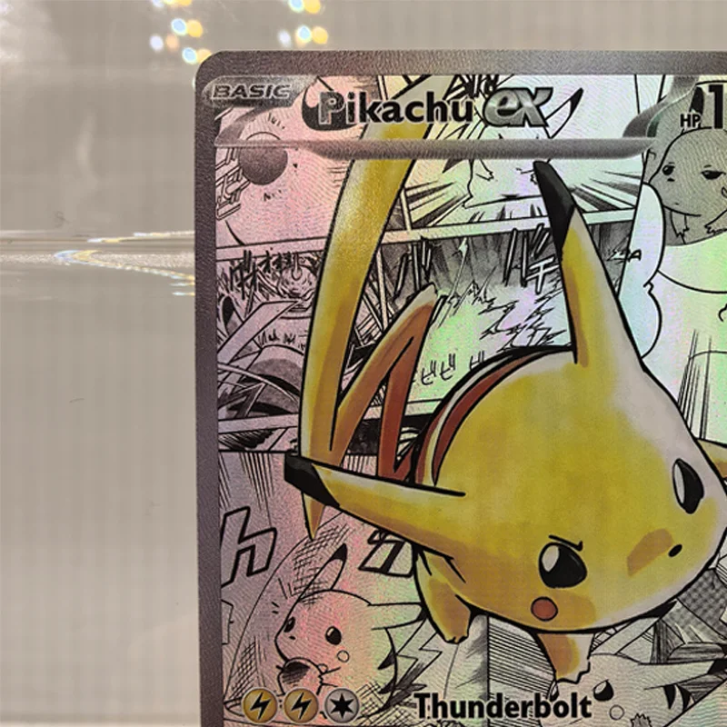 Diy Pokemon Series 001/001 Pikachu Ex Manga Sets 002/002 Charizard Ex Manga  Set Collection Selfmade Anime Card - AliExpress 26