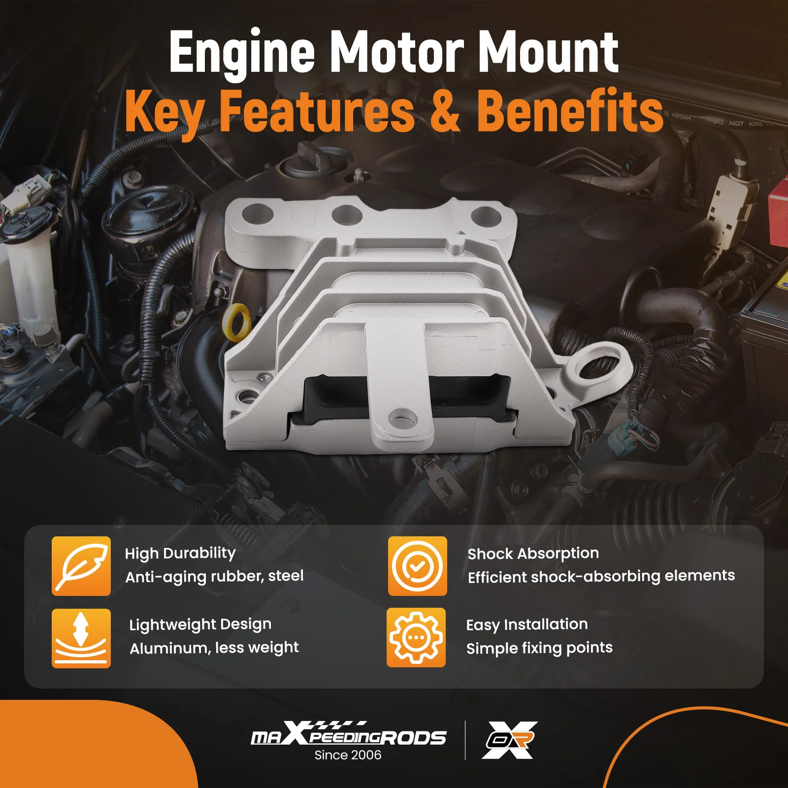

Engine Mount Package EM-4223 For Buick LaCrosse Allure 3.0L 3.6L 2010-2016