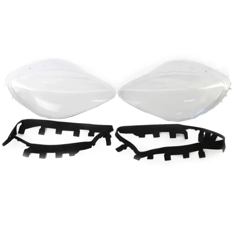 1 Pair Car Headlight Lens Cover Headlamp Lens Plastic Shell Cover Headlight Assembly Replacement for Corvette C6 2005-2013