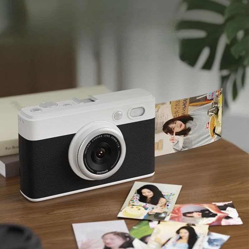 

Polaroid camera, mobile phone photo printer, portable at home, can take pictures and print two-in-one