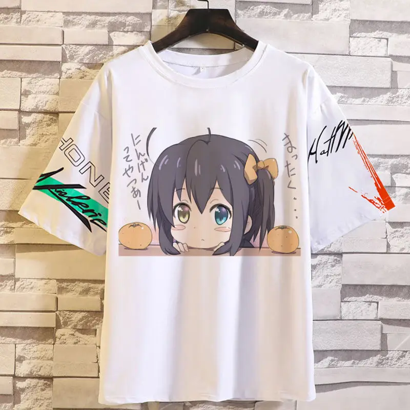 

Anime Game Chuunibyou Also Needs To Fall In Love Little Bird Tour Rikka Merchandise Short Sleeve T-Shirt Loose Summer Clothing