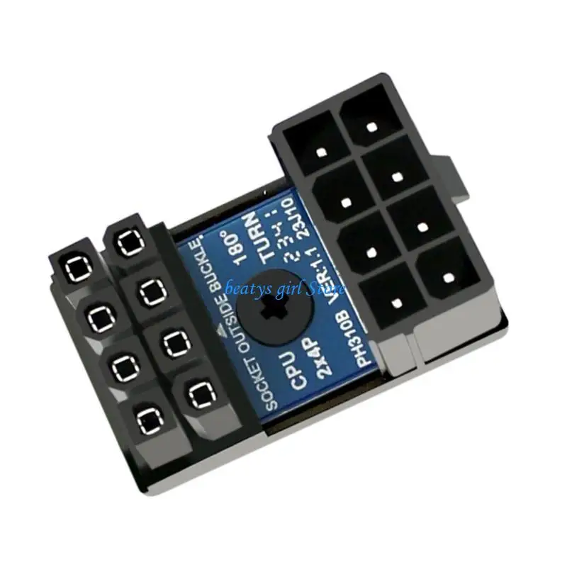 C7AB Desktop Mainboard CPU 8Pin Power Adapter Main Board 8pin to 8Pin 180Degree