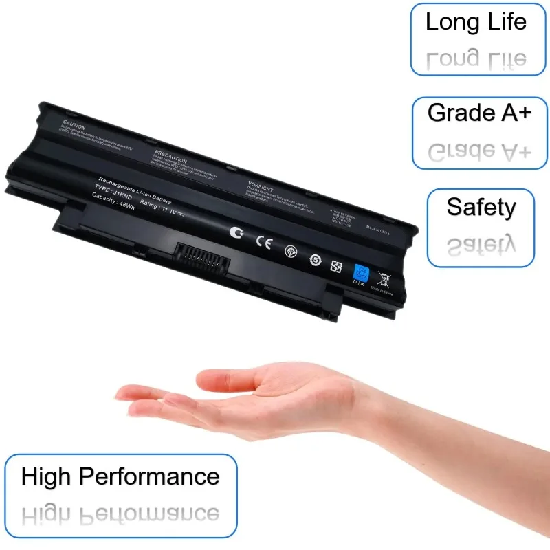 J1KND 4200mAh 노트북 배터리 델 인스피론 3420 15r 17r 14r 13r N5110 N4110 N4010 N3010 M5110 M4110 M501 M503 보스트로 3750용