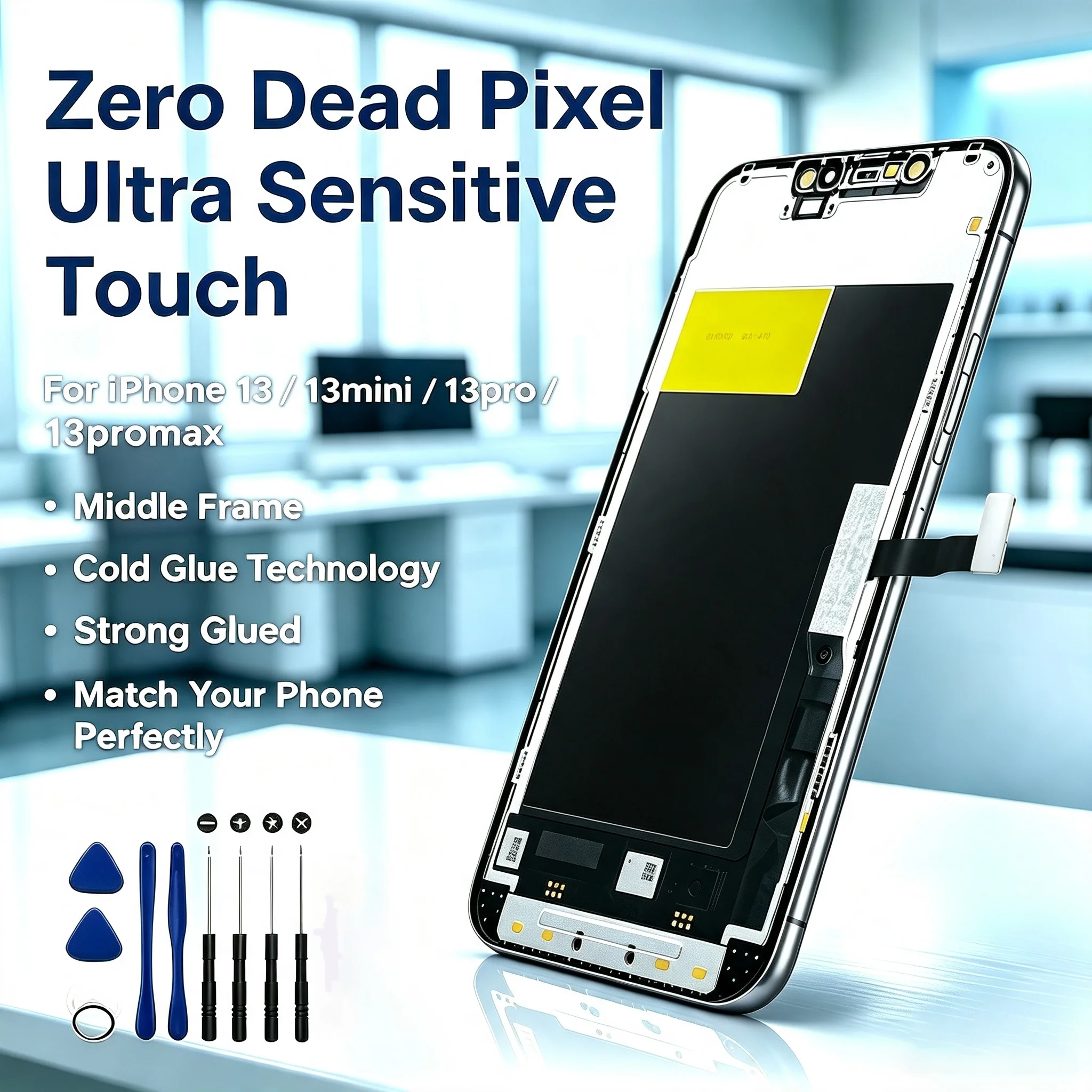 Face ID For iPhone 13 Mini Display 13Pro OLED For iPhone 13 Pro Max Display Incell 3D Touch Screen Replacement Parts Digitizer