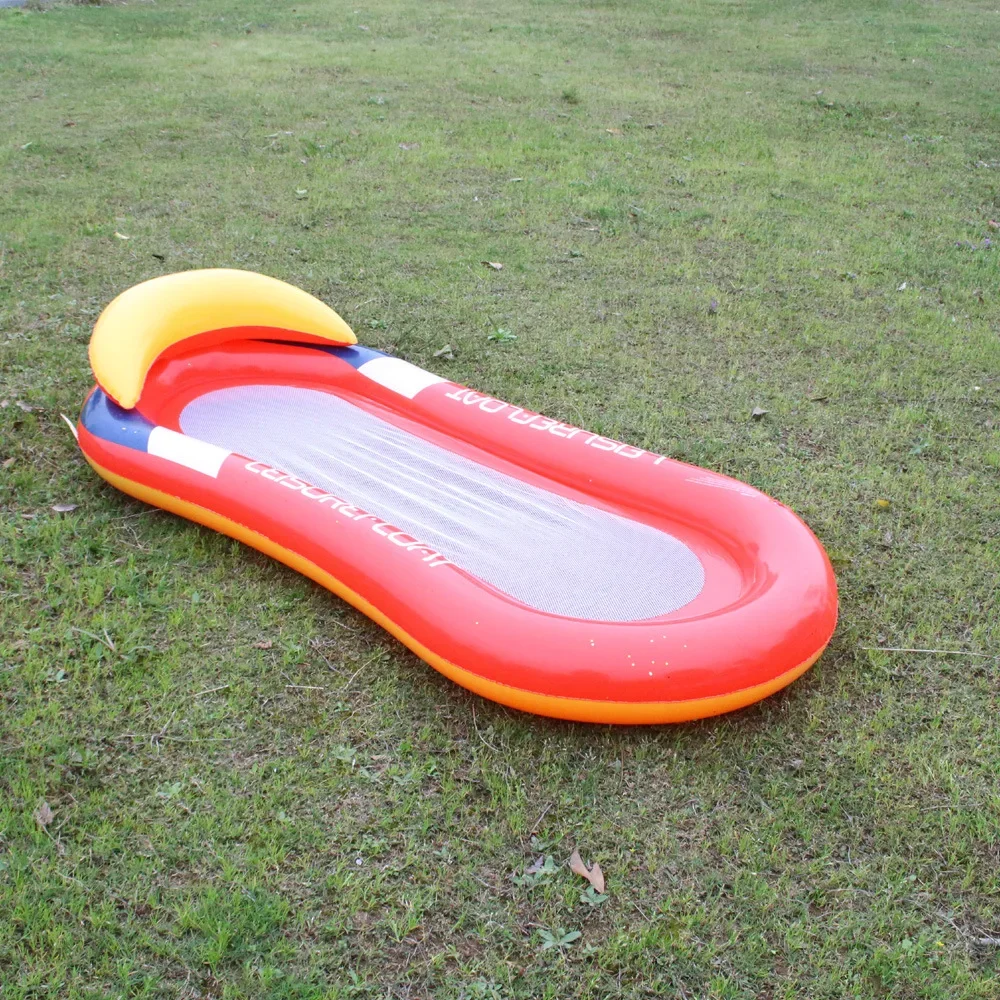 Inflatable large lounge chairs, water leisure hammocks, sandwich nets, beach floating beds, floating rafts