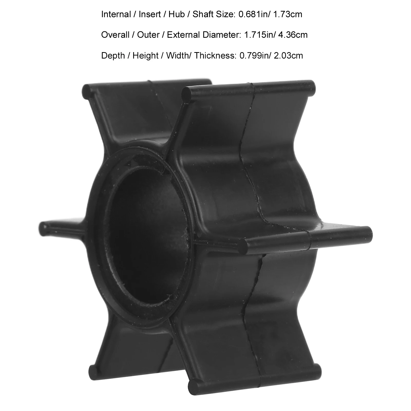 345‐65021‐0M 6 شفرات المكره 47‐161541 لاستبدال Tohatsu Outboard 25/30/35/40 345‐65021‐0 #2