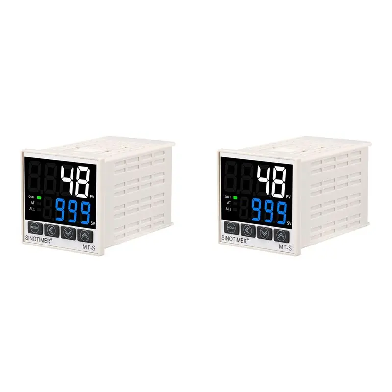 2X SINOTIMER Household Digital Pid Temperature Controller Thermostat For Heating Cooling Instrument Relay