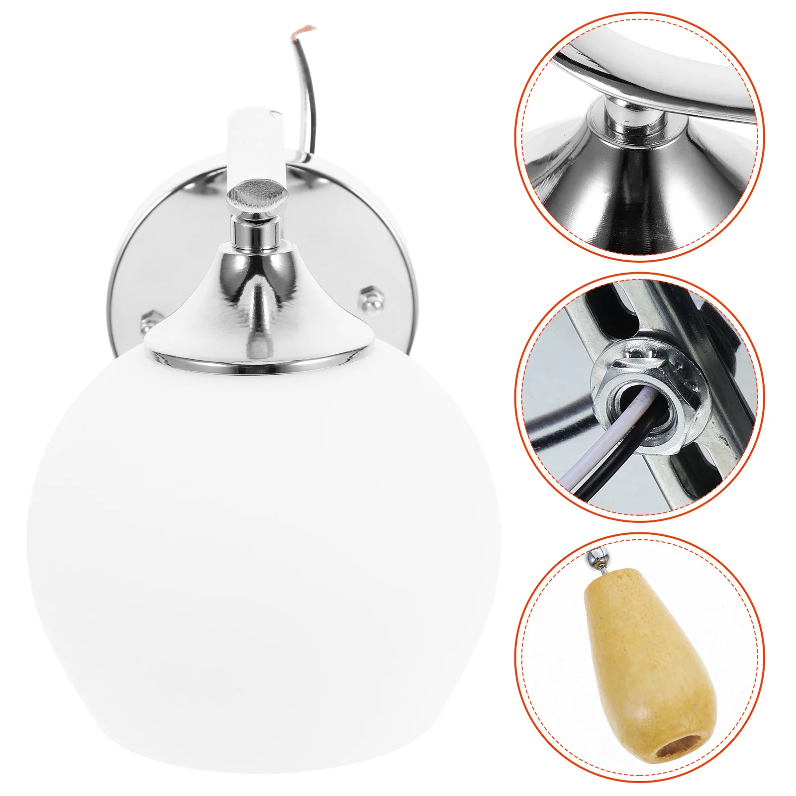 

LED Wall Light Pull Switch Stair Wall Lamp Modern Night Lamp Decoration Lighting 110-220V Energy Saving Pathway Light