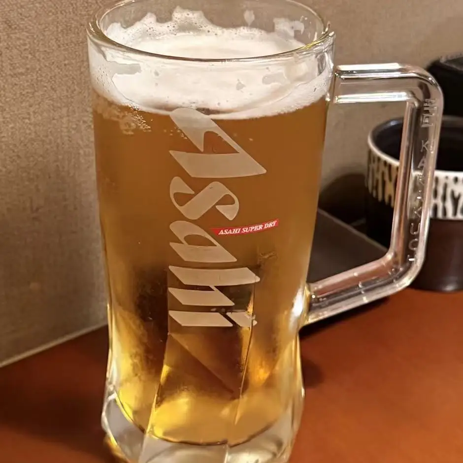 Asahi Thickened Beer Cup with Handle for Japanese Restaurant Premium Craft Beer Glass Vintage Style Barware Beer Mug