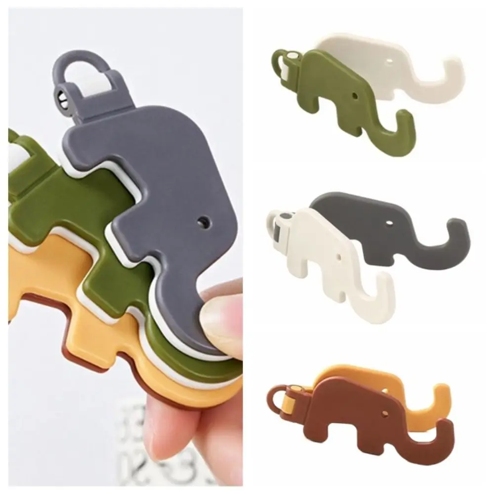 Elephant Mini Elephant Mobile Phone Stand Storage Mini Elephant Phone Holder Key Chain Cartoon Animal Foldable