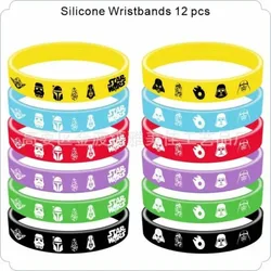 12 Star Wars Sports Bracelets Yoda Baby Silicone Bracelets Children's Toy Dolls Children's Adult Birthday Party Gifts