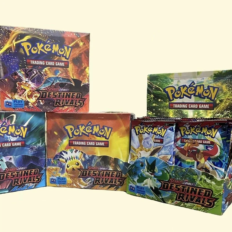 Scarlet Violet Destined Rivals 288 Stück Englische Version Pokemon TCG Classics Booster Box Pokemon Sammelkarten 36 Pack Box