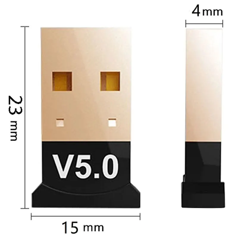 U SB Bluetooth 5.0 Car Electronics Adapter Transmitter Btooth Receiver Audio Dongle Wireless For Computers PC Laptops