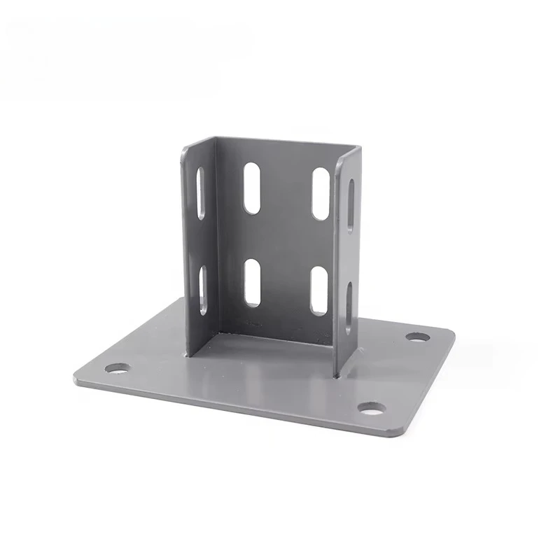 China Manufacturer 7205 40*80mm 4080mm MSR Fixed Base 4080 Aluminum Profile Floor Mounting Base Plate