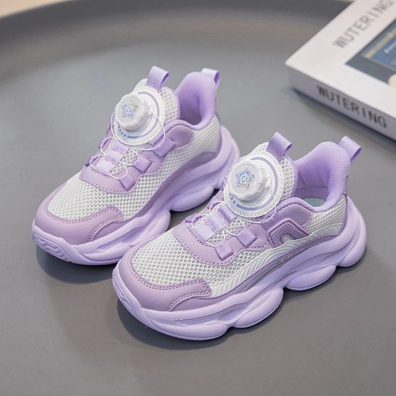 Unisex Kids Athletic Shoes 2026 New Summer Toddler Platform Casual Mesh Sneakers Soft Sole Lightweight Versatile School Running