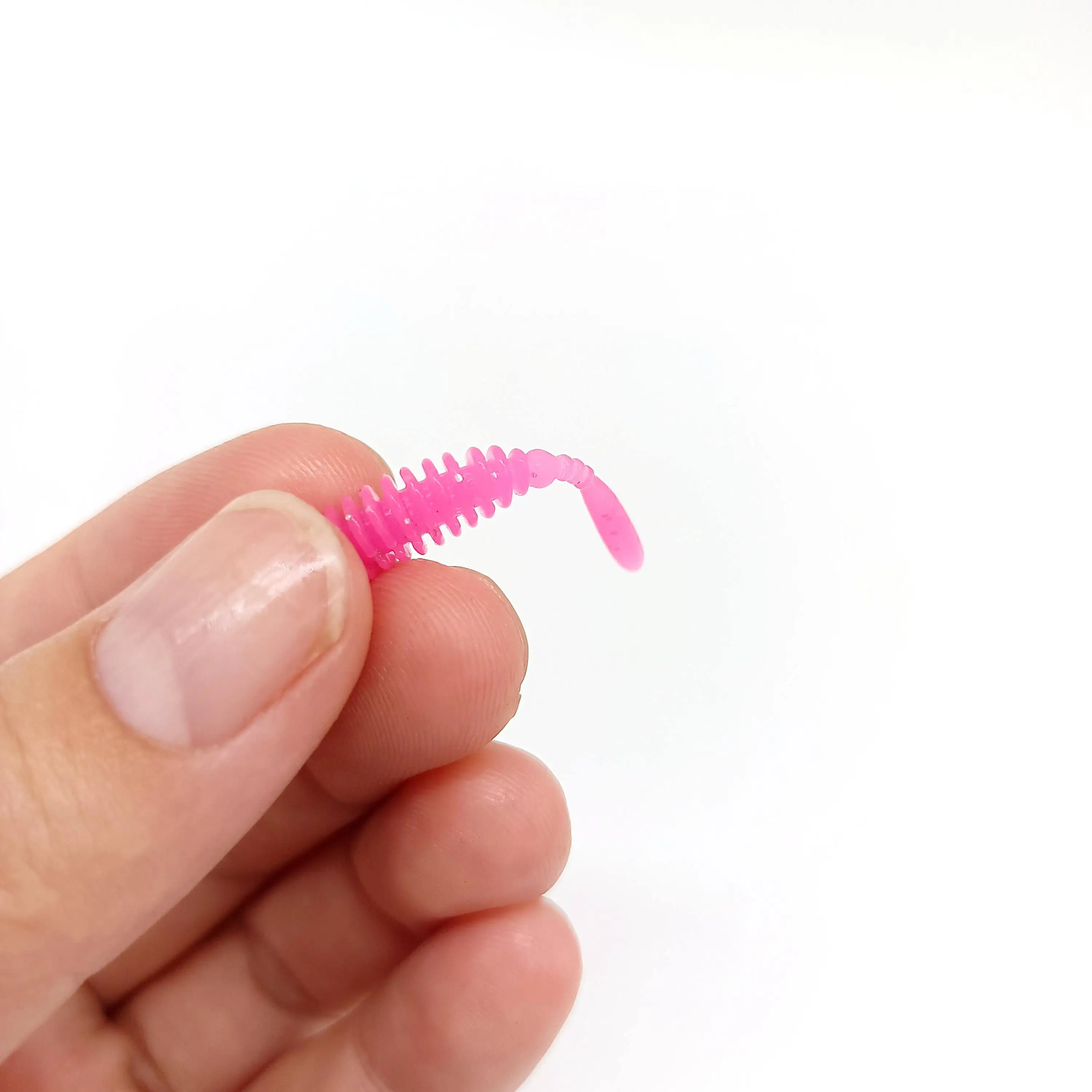 DUODUOYU 20 قطعة 0.28 جرام/35 مللي متر TPE AJING لينة إغراء Rockfish الصيد السحر صغير الطعم الاصطناعي سويمبيتس تهزهز إغراء Wobber دودة معالجة #5