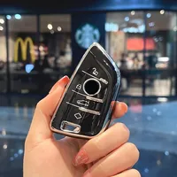 TPU Car Key Cover Case Fob for BMW M3 M4 M5 M8 X3M X5M X1 X4 X5 X6 IX3 Z4 I4 2 4 5 8 Series 6GT 320i 440i