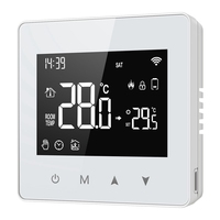 Tuya Wifi Thermostat Smart Home Battery Powered Temperature Controller For Gas Boiler Works With Voice Assistant