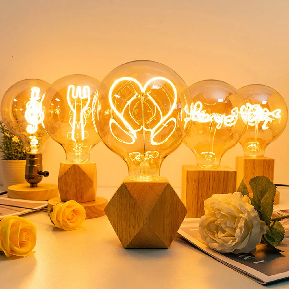 Led Soft Filament Edison Bulb DC3V 38 80 130 255 300mm  DIY LED Diodes Flexible Filament Christmas Decorative Lamp Lighting