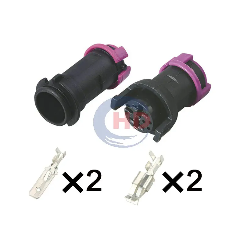 

1-20 sets 2pin Waterproof Fog Light Solenoid Valve Connector Socket Plug 813972926 813972923