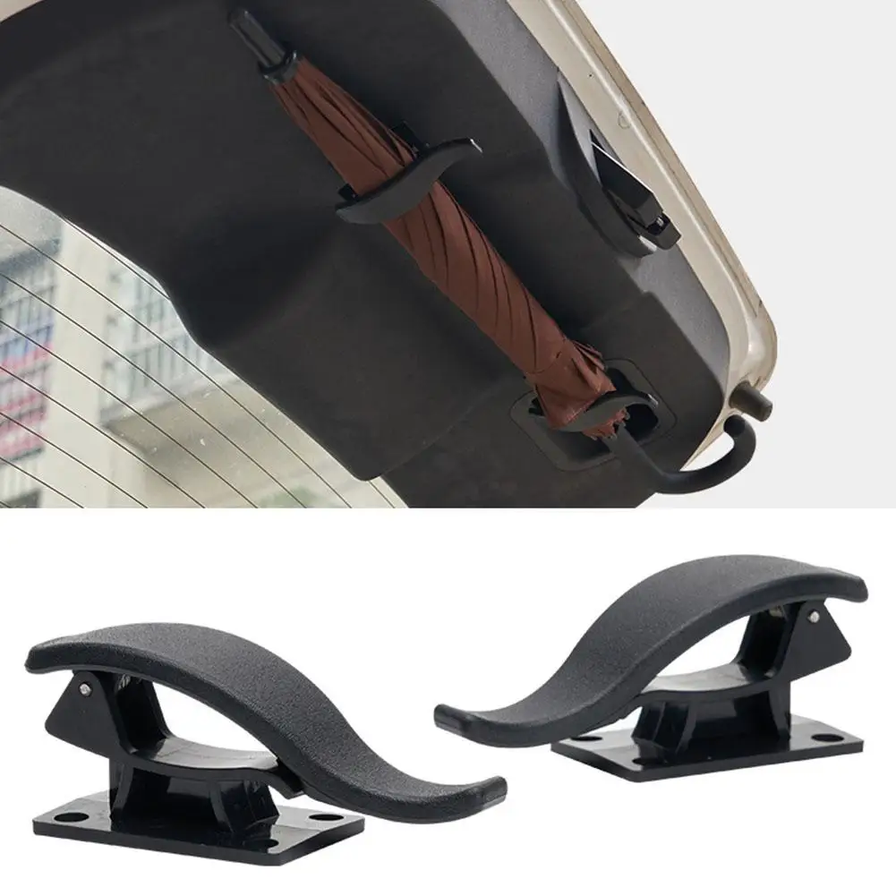2 Teile/satz Universal Auto Haken Sitz Zurück Haken Mehrzweck Stamm Regenschirm Halter Auto Regenschirm Befestigungs Halterung Auto Zubehör