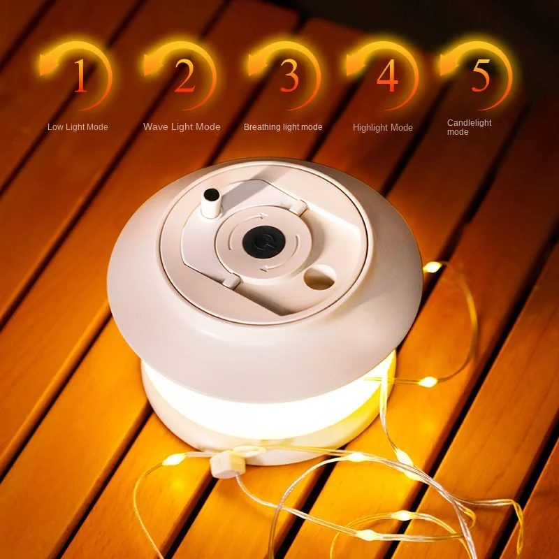 Outdoor Galaxy Camping Tape Light Camping Ambient Light Waterproof Portable Storage String Light Camp Lighting Tent Light