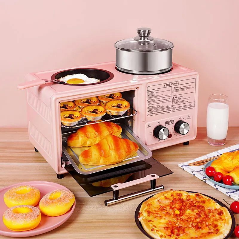 4-in-1 Breakfast Machine Household Multifunction Four-Oven Oven Toaster Toaster Mini Electric Oven