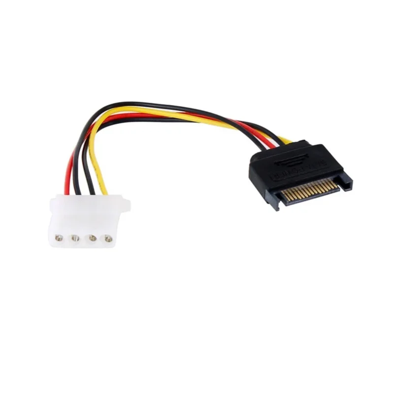 IDE Serial ATA SATA II 15 Pines for 4 Pin Rigid Disc Cable Connector 18cm