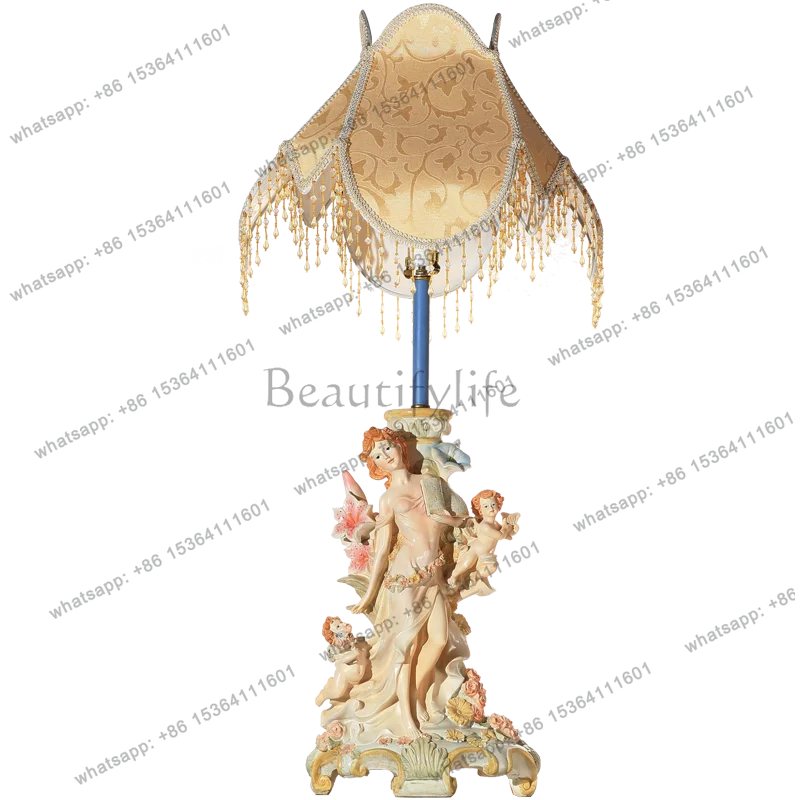 PG European angel character retro jewelry TV cabinet living room ornament floor home room decoration
