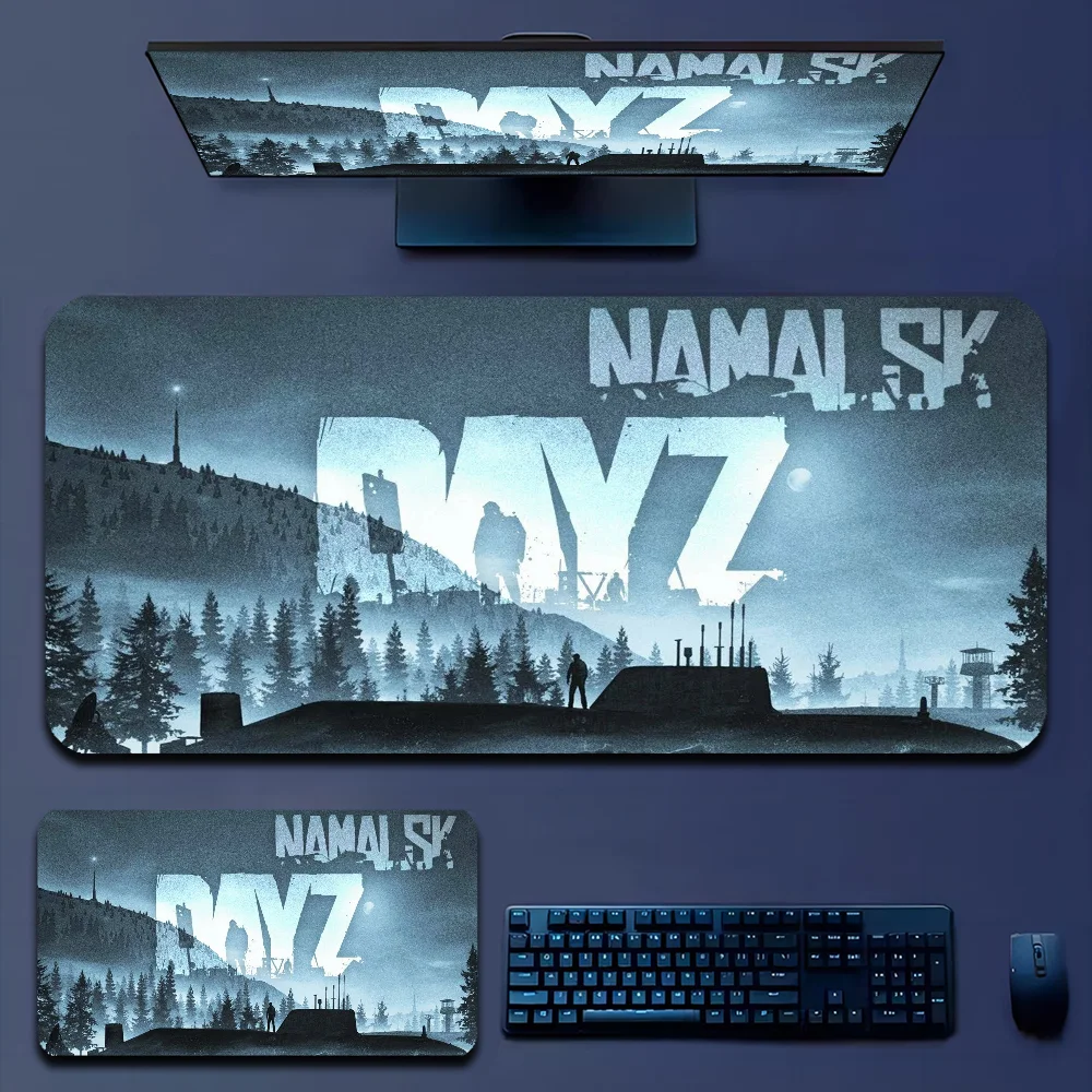 Game D-DayZ Cool Floor Mat 80x30cm XL Lockedge Office Computer Desk Mat Table Keyboard Big Mouse Pad Laptop Cushion Non-slip