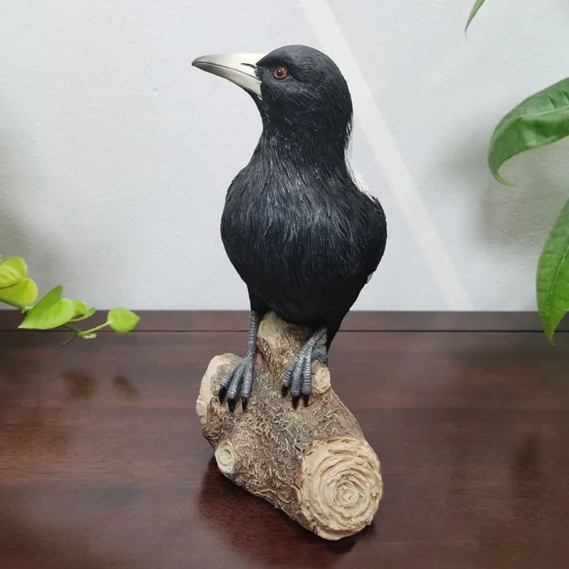 

Сельская имитация сорока, орнамент, рабочий стол, сад, балкон, небольшой двор, садовое украшение, модель птицы из смолы, ремесло