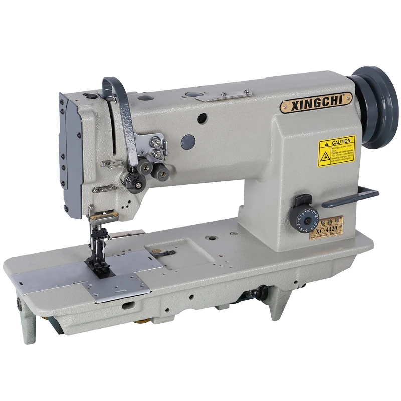 

Industrial Double Needle Lockstitch Sewing Machine for Leather Bags