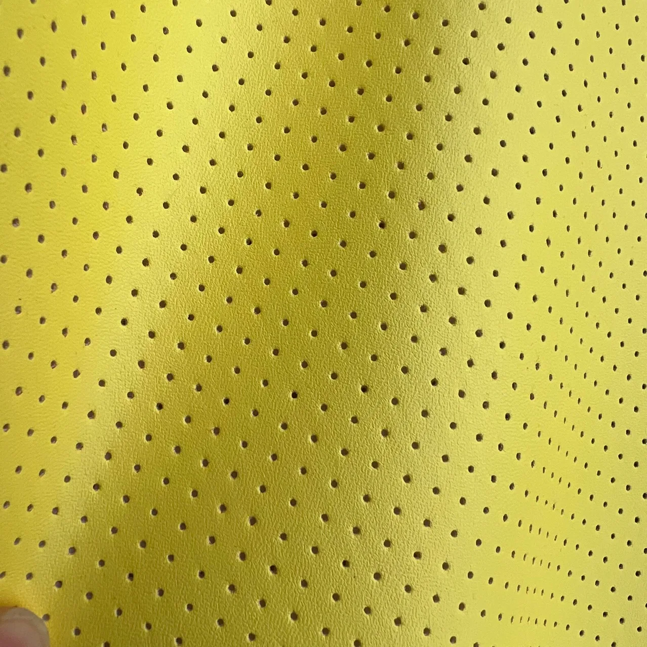 Square Pu Perforated Texture Leather Sheet 0.8mm Fabric Leather Pieces DIY Craft Sewing Bags Workshop Crafting Car DIY Leather