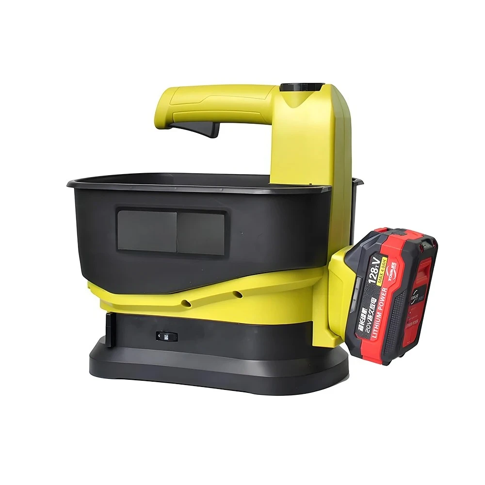 

Ручная портативная сеялка, разбрасыватель удобрений, сельскохозяйственная электрическая сеялка для удобрений, многофункциональная сеялка для газона, 5,5 л